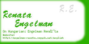 renata engelman business card